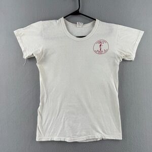 Vintage 60s Shirt Mens Fits Small Richmond Indiana YMCA Handball All Cotton